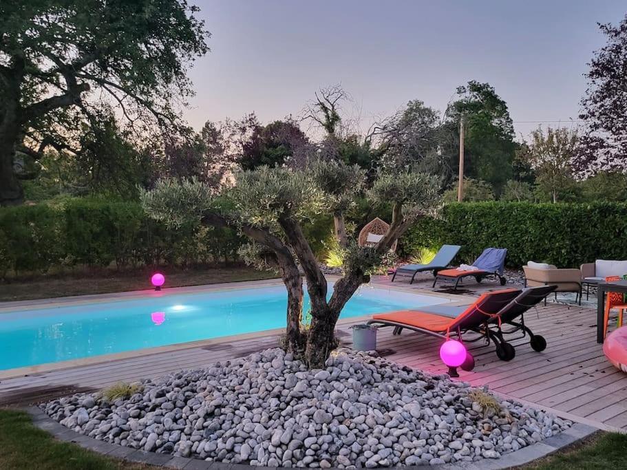 Annebault Belle Chaumiere Avec Piscine Privee Chauffee A 12' De Deauville Classee 4 Etoiles מראה חיצוני תמונה